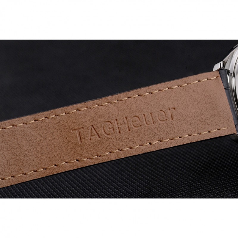 Schweizerer Tag Heuer Carrera Calibre 5 Zifferblatt schwarz Edelstahl Gehäuse schwarzer