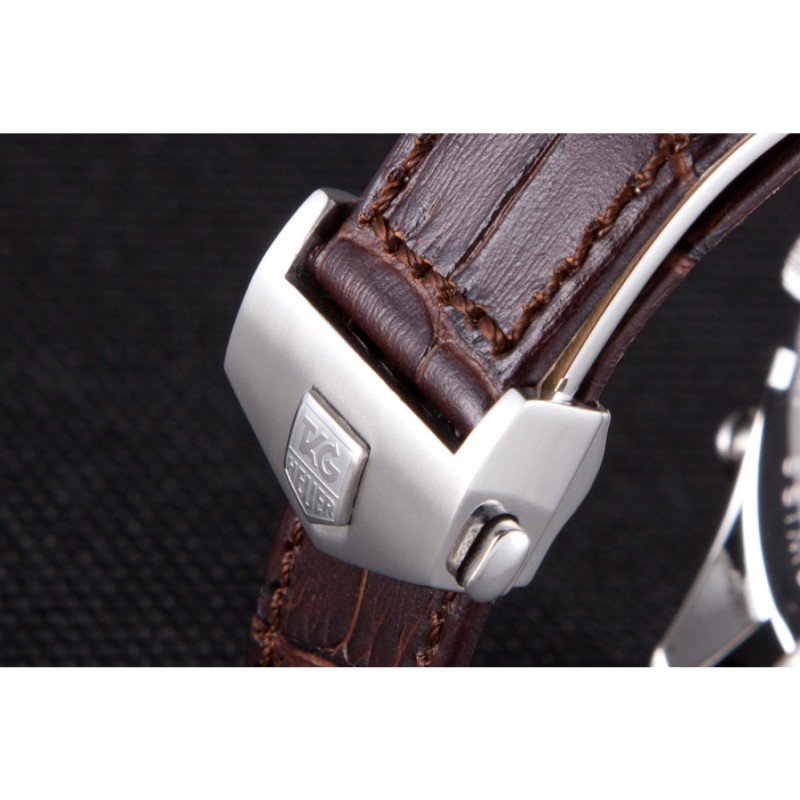 Tag Heuer Carrera Mikrograph Limited Edition braunes Lederarmband 7916 replica uhren deutschland